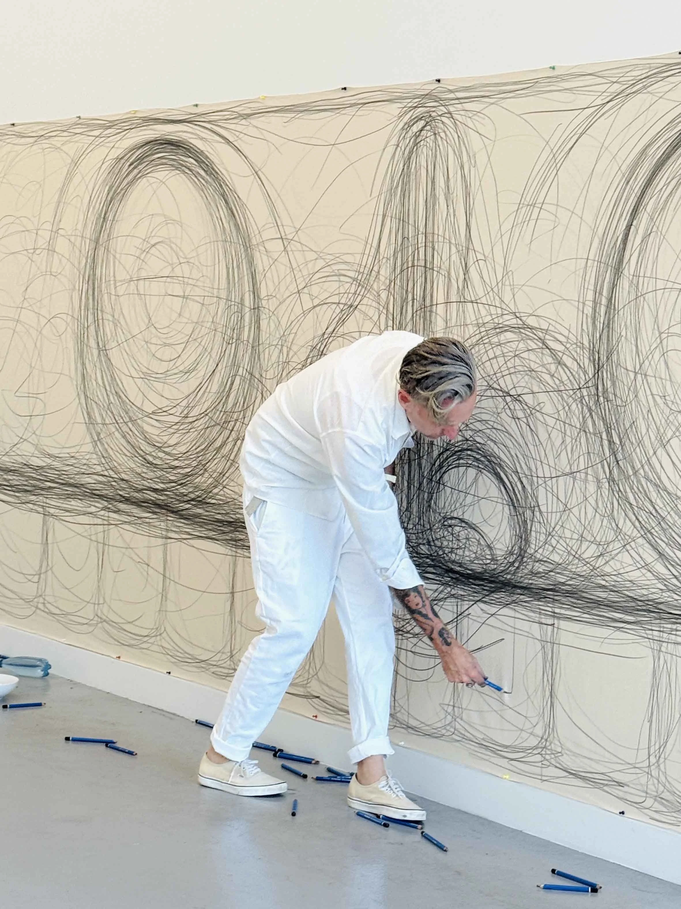 Laith McGregor and Joel Cooper DRAWING PARALLELS drawing 1