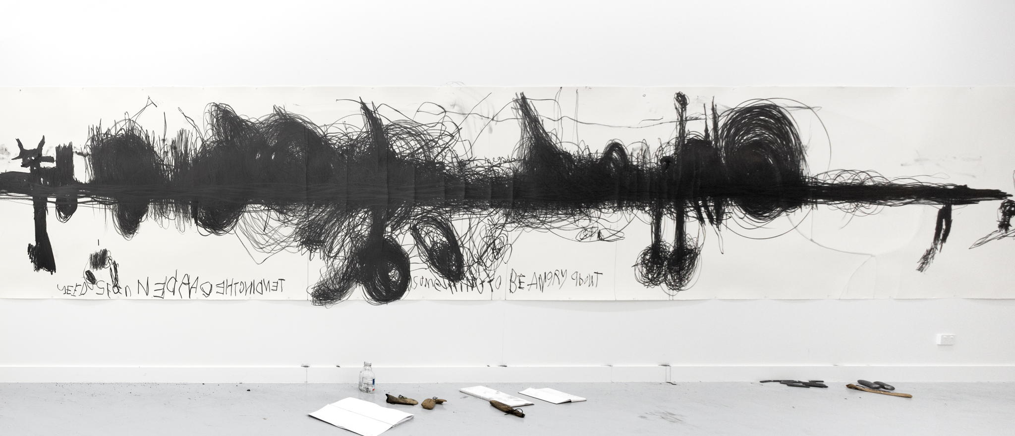 MAGIC SAUCE performance drawing installation view